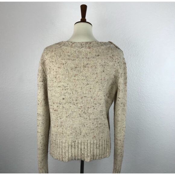 Anthropologie Charlie & Robin Sweater Pullover Tweed Knit Wool Blend - Picture 6 of 11